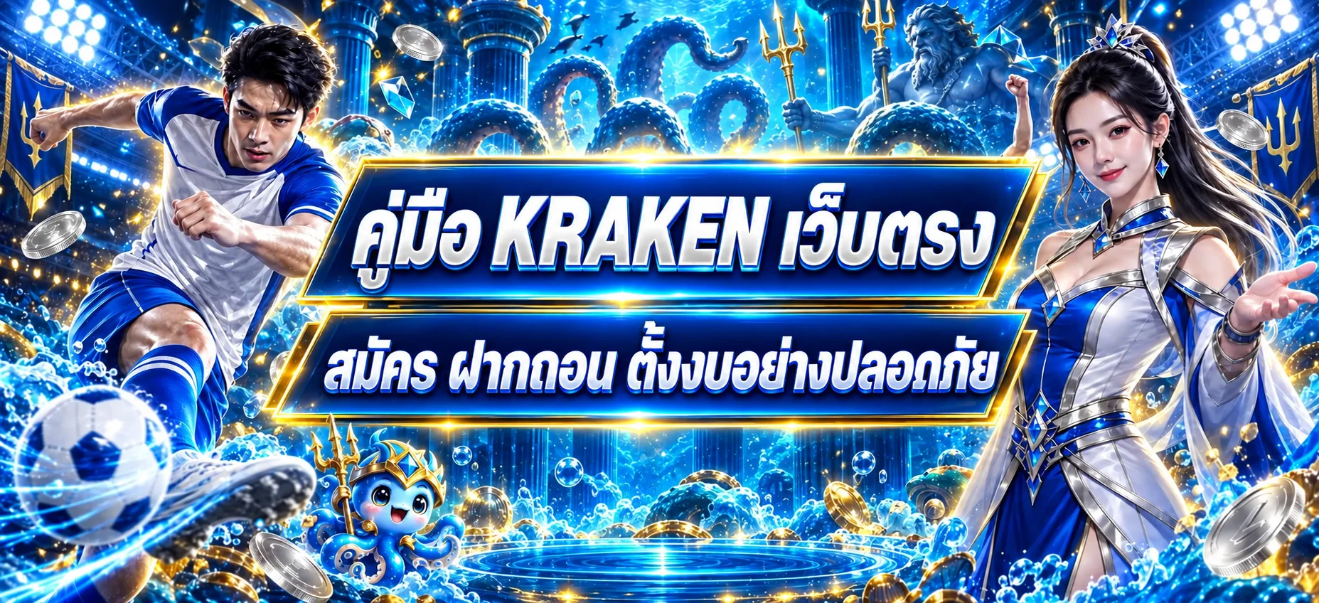 KRAKEN เว็บตรง คู่มือสมัคร ฝากถอน และตั้งงบ